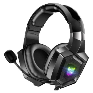 Audífonos Gamer K8 Onikuma con sonido 7.1 virtual y luces RGB.