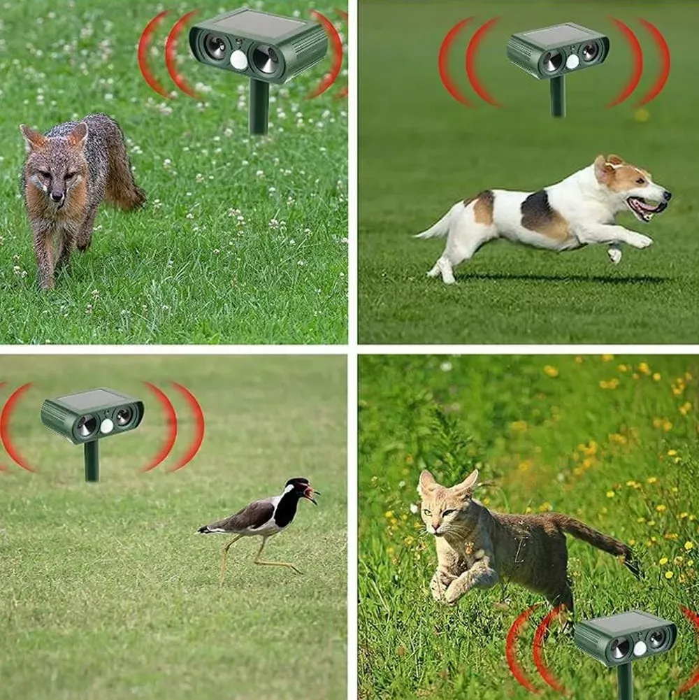 Repelente de animales Ultra-Sonico Solar - Protección Jardín - Imagen 7